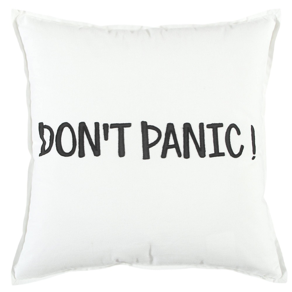Photos - Pillow 20"x20" Oversize Panic Square Throw  Cover - Rizzy Home