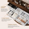 Garvee Farmhouse 9 Drawers Dresser for Bedroom, 47" Wide Wood Chest of 9 Drawers with Metal Handles, Large Storage Dressers Organizer - 4 of 4