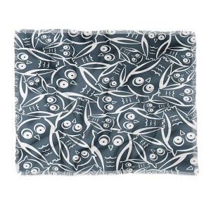 Heather Dutton Night Owl Woven Throw Blanket - Deny Designs - 1 of 2