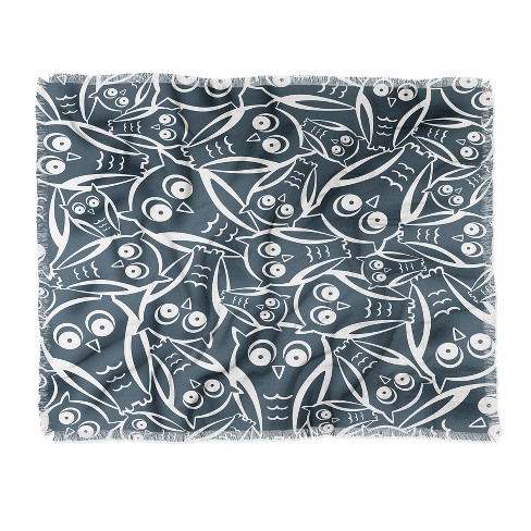 Heather Dutton Night Owl Woven Throw Blanket - Deny Designs - image 1 of 2