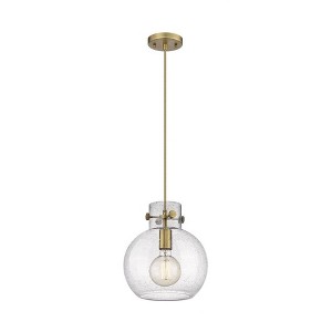 Newton Sphere - 1 Light Pendant In Industrial Style-11.13 Inches Tall and 10 Inches Wide - 1 of 1