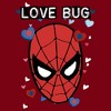 Men's Marvel Spider-Man Candy Heart Love Bug T-Shirt - 2 of 4