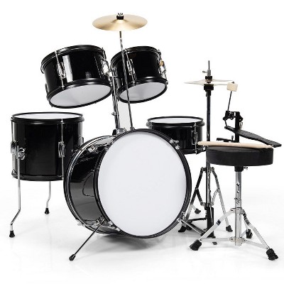 SUGIFT 16 Inch 5 Pieces Complete Kids Junior Drum Set Children Beginner Kit