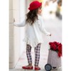 Autumn Breeze Ruffle Tunic and Plaid Legging Set Mia Belle Girls - 4 of 4