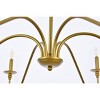 Elegant Lighting Rohan 48 inch chandelier in brass - 4 of 4