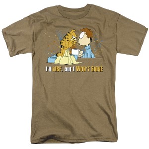 Garfield Ill Rise Adult T-Shirt Safari Green - 1 of 4