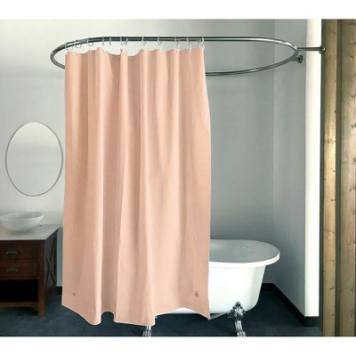 Home Mart Goods Beige Vinyl Shower Curtain Liner Waterproof - 70" x 72"