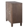 Brooks Two Door with Adjustable Interior Shelf Accent Cabinet Gray - StyleCraft: Farmhouse Style, No Assembly, Veneer Finish, Wood Frame - 2 of 4