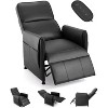 Electric Adjustable Recliner Chair with Remote Control and Thick Seat Backrest for Adults, Single PU Leather Recliner Chair for Living Room - 2 of 4