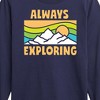 Boys' - Instant Message - Always Exploring Long Sleeve Graphic T-Shirt - 2 of 4
