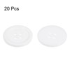 Unique Bargains Sewing Resin Round Flat 4-Hole Replacement Craft Buttons 20 Pcs - 3 of 4