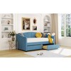 Twim Size Upholstered Daybed with Two Drawers and Wood Slat - 4 of 4