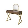 Sapphtopaz Makeup Vanity Desk, Makeup Table with Drawers Jewelry Tray, Dresser for Bedroom - 2 of 4