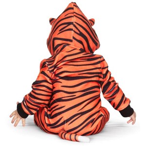 Tipsy Elves Baby/Toddler Tiger Costume for Halloween - Cute Tiger Onesie Costume - 1 of 2