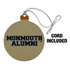 Monmouth University Official Hawks Alumn Wood Christmas Tree Holiday Ornament - 2 of 4