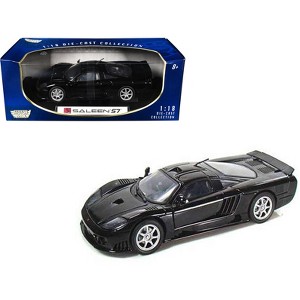 Saleen S7 Black 1/18 Diecast Model Car by Motormax - 1 of 3