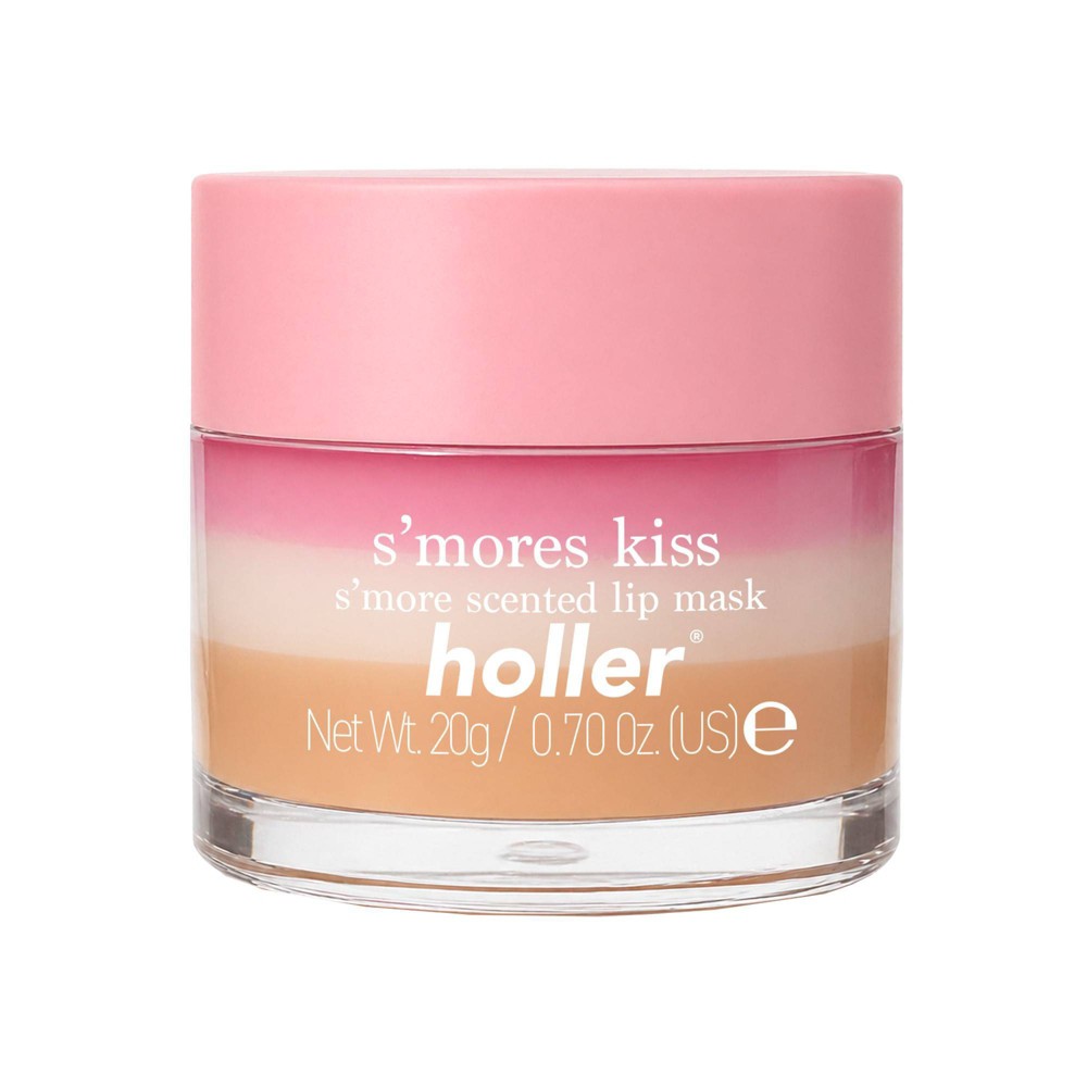 Holler and Glow Hydrating Toasted Smores Scented Layered Lip Mask - 0.7oz