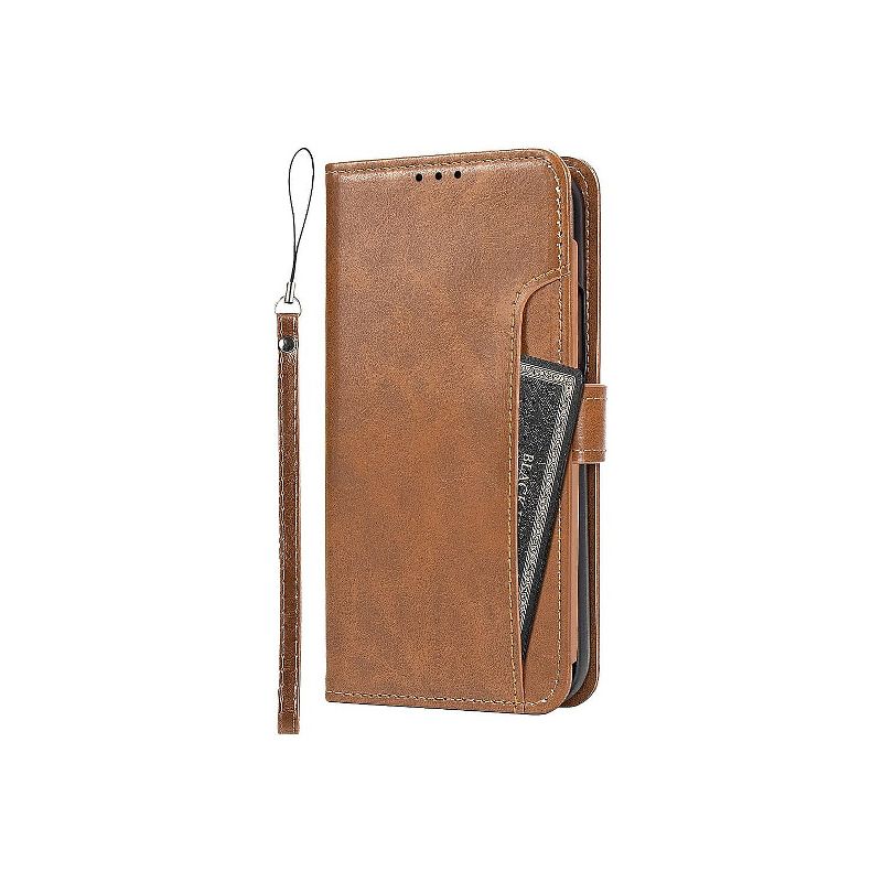 SaharaCase Folio Wallet Case for Apple iPhone 14 Plus Brown (CP00337), 1 of 7