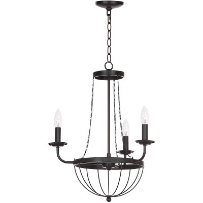 Jacques Adjustable Chandelier - Black - Safavieh