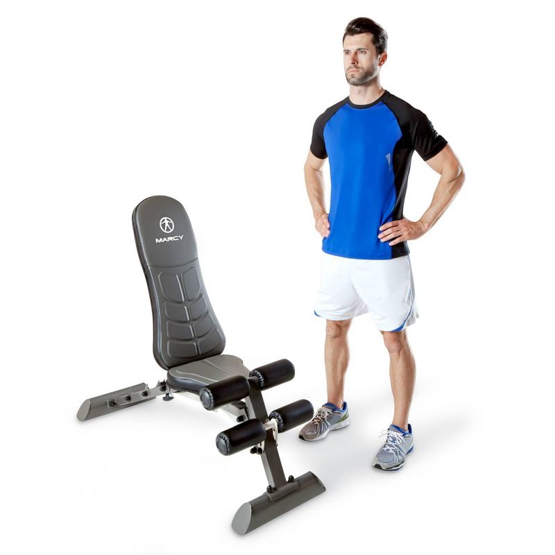 Marcy Deluxe Utility Weight Bench, 3 of 18