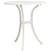 vidaXL Patio Table White 24.4"x24.4"x25.6" Cast Aluminum - 2 of 4