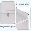 GustoWave Toy Storage Cabinet with Movable Drawers, Kids Bookshelf with Hidden Wheels, Multifunctional Storage Organizer for Playroom - 4 of 4