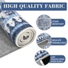 Low Pile Vintage Floral Accent Carpet, Non-Slip & Stain-Resistant - 3 of 4