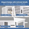 Dcolora Bathroom Storage Cabinet, Freestanding Bamboo Floor Cabinet - 4 of 4