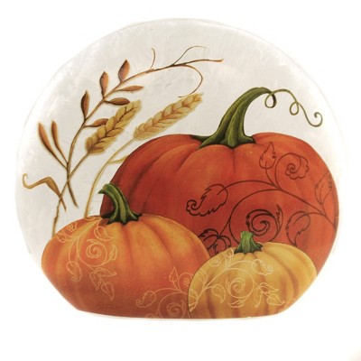 Stony Creek 8.75 In Thankful & Blessed Pre-Lit Orb Round Autumn Novelty Sculpture Lights