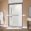 MAYEERTY 8mm Tempered Glass Double Sliding Shower Door -  Adjustable Width for Small Bathrooms, Dual-Tone Aluminum Frame - 4 of 4