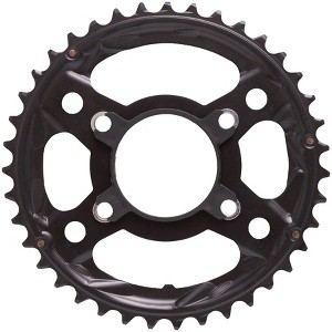 Shimano Tiagra FC-4703 10-Speed Chainring - 39t, Asymmetric 110/74 BCD, Black, with Nut and Holder - 1 of 1