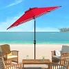 Athens 11Ft Round Crank Umbrella - PAT8107 - Safavieh - 2 of 3