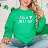 Simply Sage Market Women's Graphic Sweatshirt Have A Lucky Day Clover St. Patrick's Day - 2 of 3