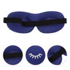 Unique Bargains Eyelash Pattern 3D Eye Mask 1 Pc - 3 of 4