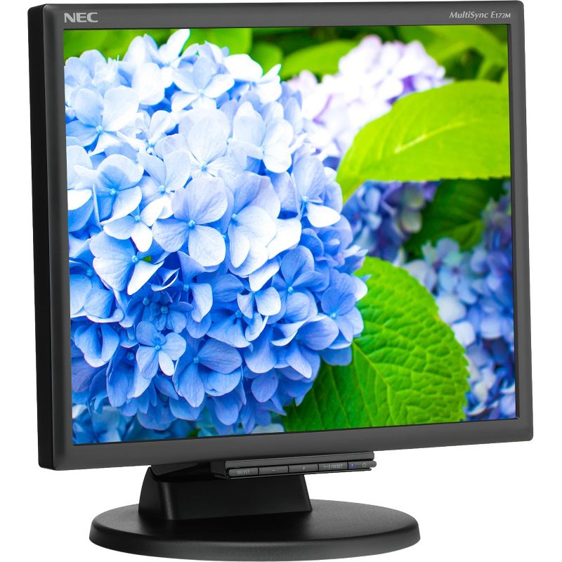 NEC Display E172M-BK 17" SXGA LED LCD Monitor - 5:4 - Black - Twisted nematic (TN) - 1280 x 1024 - 16.7 Million Colors - 250 Nit Typical - 5.50 ms, 2 of 5