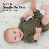 KeaBabies 2pk Soothe Fitted Crib Sheets Neutral, Organic Baby Crib Sheets, Fits Standard Nursery Baby Mattress - 4 of 4