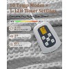 Heated Blanket Throw Twin Queen King, Waffle Weave Electric Throw Blanket Fast Heating with LCD Controller, Auto Off, ETL Certified, Machine Wash - 3 of 4