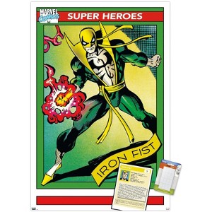 Trends International Marvel Trading Cards - Iron Fist Unframed Wall Poster Prints - 1 of 4
