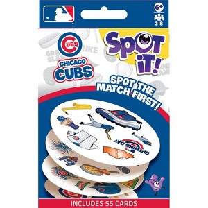 MasterPieces Officially Licensed MLB Chicago Cubs Spot It Game for Kids and Adults - 1 of 3