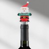 Unique Bargains Santa Claus Bottle Stopper Zinc Alloy ABS Silicone 1 Pc - 2 of 3