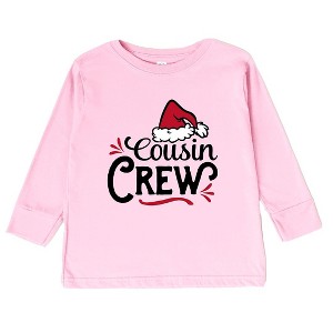 The Juniper Shop Cousin Crew Santa Hat Toddler Long Sleeve Tee - 1 of 3