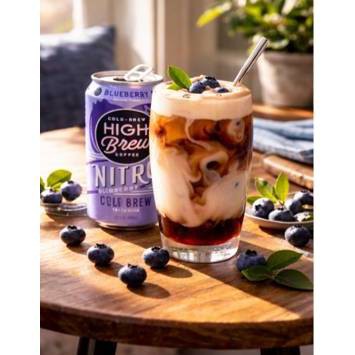 High Brew Nitro Cold Brew Blueberry - 10 fl oz
