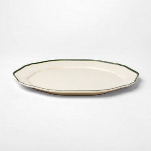 13" Melamine Oval Serving Platter -Threshold™ designed with Studio McGee - 1 of 4