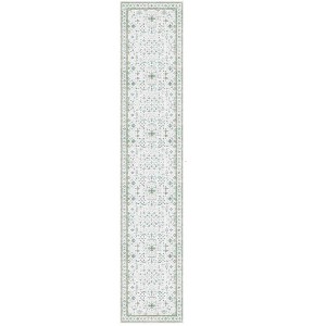 2'x10' Washable Neutral Farmhouse Boho Runner Rug - 1 of 4