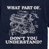 Men's - Instant Message - What Part Don't You Understand Engine Short Sleeve Graphic T-Shirt - 2 of 4