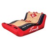 Connelly 67222482 Big Easy 2 Person 80 x 72 Inch Inflatable Pull Behind Boat Water Inner Tube w/ 2 Way Towing Technology and Safety Straps, Red - 2 of 4