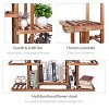 Artloge 9 Tier Large Heavy Duty Wooden Plant Stand Sturdy Flower Pots Display Corner Rack Book Shelves for Home Garden Lawn Patio Decor - 4 of 4