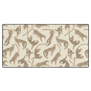 Iveta Abolina Cheetahs Tan Desk Mat - Deny Designs - 1 of 4