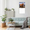 2026 Square Wall Calendar, Highland Cows, 16-Month Animals Theme with 180 Reminder Stickers (12x12 In) - 2 of 4