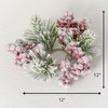 Sullivans Artificial Flocked Berry Mini Accent Wreath Multicolor 5"H - 3 of 3